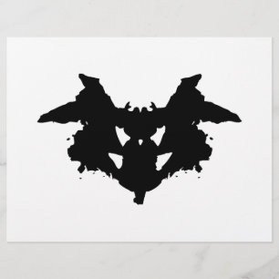 Rorschach-Tintenklecks Flyer