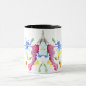 Rorschach-Tintenklecks-Testplatte 10 Tasse (Zentrum)