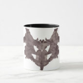 Rorschach-Tintenklecks-Testplatte 1 Tasse (Zentrum)