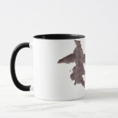 Rorschach-Tintenklecks-Testplatte 1 Tasse (Links)