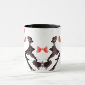 Rorschach-Tintenklecks-Testplatte 3 Tasse (Zentrum)