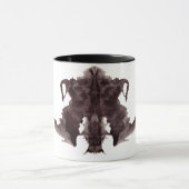 Rorschach-Tintenklecks-Testplatte 4 Tasse (Zentrum)