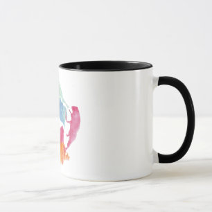 Rorschach-Tintenklecks-Testplatte 8 Tasse