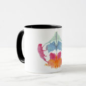 Rorschach-Tintenklecks-Testplatte 8 Tasse (Vorderseite Links)