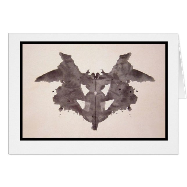 Rorschach Tintenkleks 1,0 (Vorderseite (Horizontal))