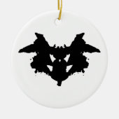 Rorschach Tintenkleks Keramikornament (Vorne)