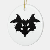 Rorschach Tintenkleks Keramikornament (Links)