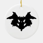 Rorschach Tintenkleks Keramikornament (Hinten)