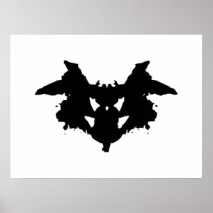 Rorschach Tintenkleks Poster