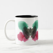 Rorschach Tintenkleks-Test. Rufen Sie mich nicht Zweifarbige Tasse (Links)