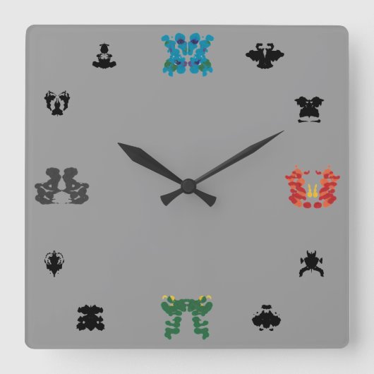 Rorschach Wanduhr (Vorderseite)