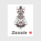 Rorschach Will, Menschen zu lesen Aufkleber (Blatt)