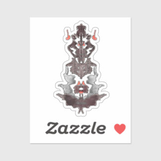 Rorschach Will, Menschen zu lesen Aufkleber