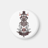 Rorschach Will, Menschen zu lesen Magnet (Vorne)