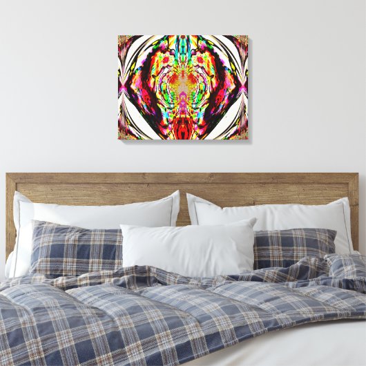 Rorschachs Nightmare Canvas Print Kevin C. Head Leinwanddruck (Insitu (Schlafzimmer))