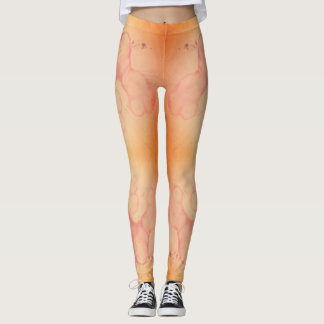 Rorshach Splotch-Tinten-Fleck-schmutzige Leggings