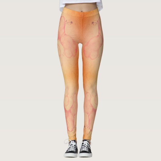 Rorshach Splotch-Tinten-Fleck-schmutzige Leggings (Vorderseite)