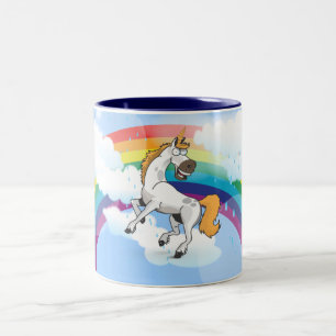Rory das Einhorn Zweifarbige Tasse