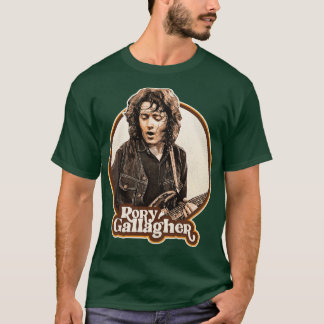 Rory Gallagher 70er Retro Sepia Tone T-Shirt
