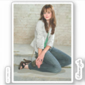 Rory Gilmore Portrait Aufkleber (Vorderseite)