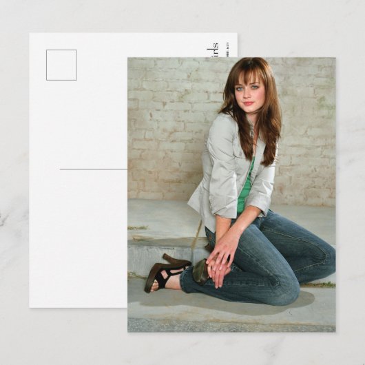 Rory Gilmore Portrait Postkarte (Vorne/Hinten)