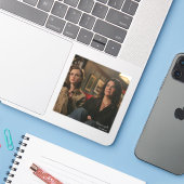 Rory & Lorelai Film sehen Aufkleber (Laptop mit iPhone)