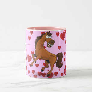 Rory the Horse Zweifarbige Tasse