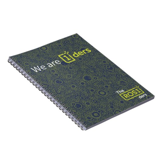 ROS1der Spiral Notebook Design #3 Notizblock (Rechte Seite)