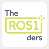 ROS1der Square Sticker Design #1 (Vorderseite)
