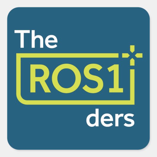 ROS1ders Sheet "Square Stickers" Aquamarines Desig Quadratischer Aufkleber (Vorderseite)