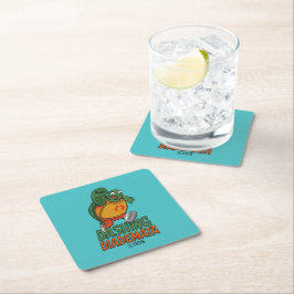 ROS 2 Dashing Diademata Rechteckiger Pappuntersetzer