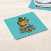 ROS 2 Dashing Diademata Rechteckiger Pappuntersetzer (angewinkelt)