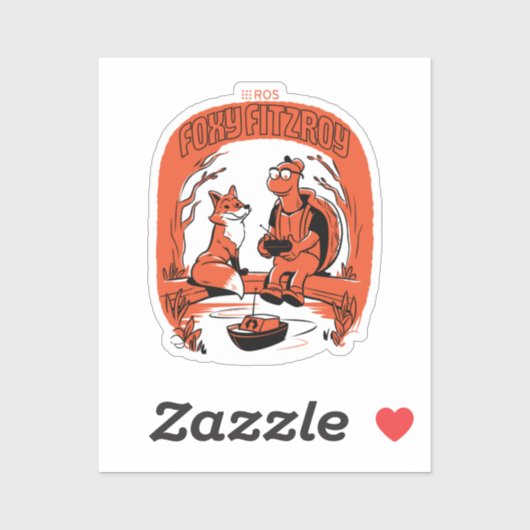 ROS 2 Foxy Fitzroy Aufkleber (Blatt)