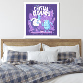 ROS Crystal Clemmes auf ummantelten Canvas Leinwanddruck (Insitu (Schlafzimmer))