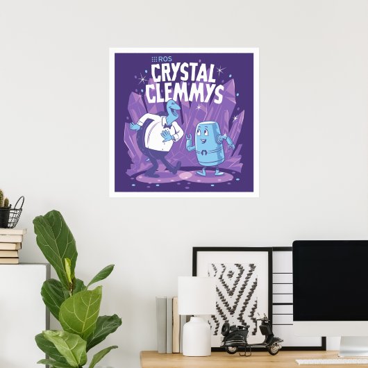 ROS Crystal Clemmys Poster (Heimbüro)