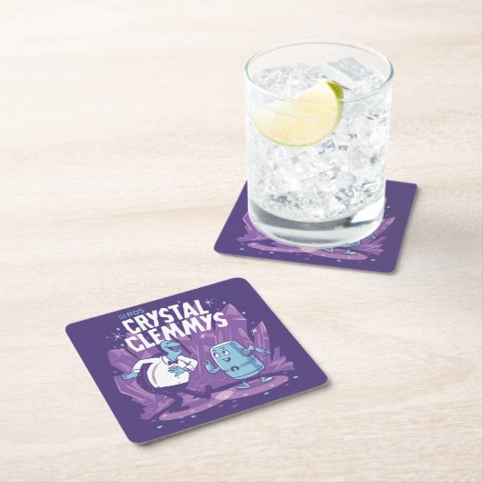 ROS Crystal Clemmys Rechteckiger Pappuntersetzer (Vor Ort)