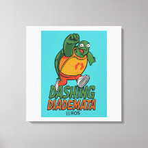 ROS Dashing Diademata auf gepackten Canvas