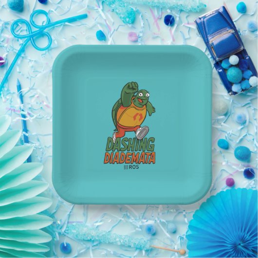 ROS Dashing Diademata Pappteller (Party)