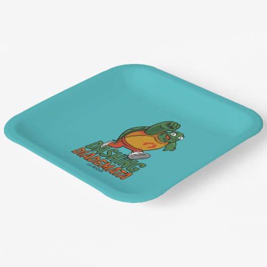 ROS Dashing Diademata Pappteller (Gewinkelt)