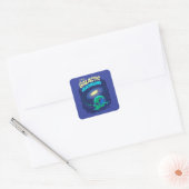 ROS Galactic Geochelone Quadratischer Aufkleber (Umschlag)