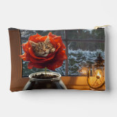 Ros Katzen Traum  Zubehörtasche (Rückseite)