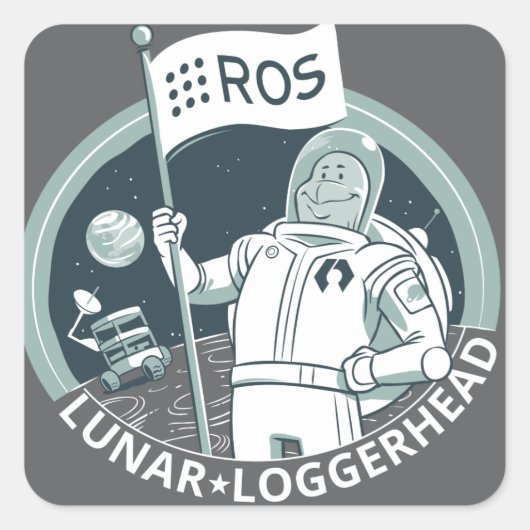 ROS Lunar Loggerhead Stickers (Vorderseite)