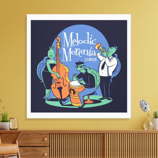 ROS Melodic Morenia Release auf ummantelten Canvas Leinwanddruck (Insitu (Wohnzimmer))