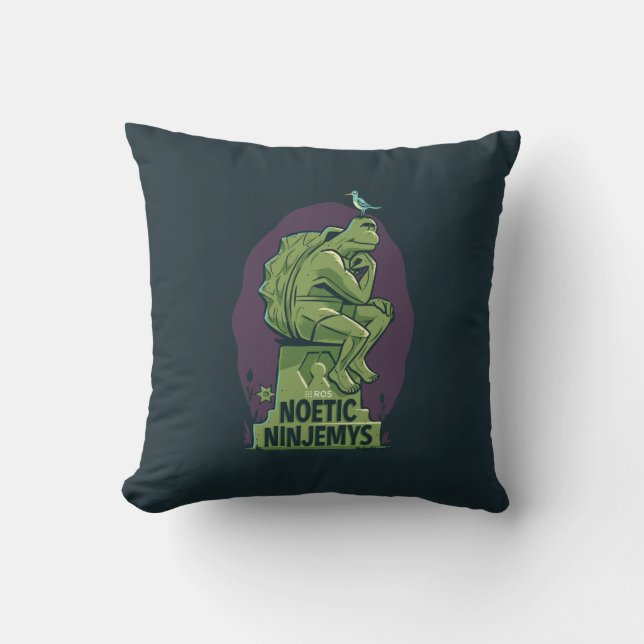 ROS Noetic Ninjemys Kissen (Vorderseite)