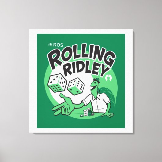 ROS Rolling Ridley Release Poster auf Leinwand (Vorderseite)