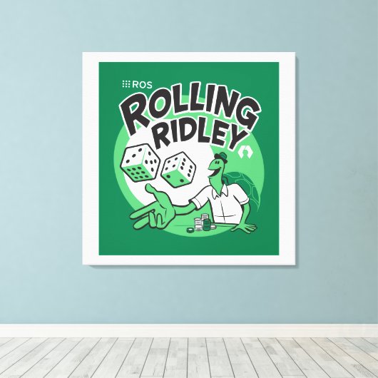 ROS Rolling Ridley Release Poster auf Leinwand (Insitu (Holzboden))
