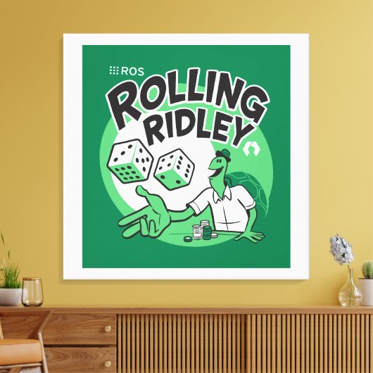 ROS Rolling Ridley Release Poster auf Leinwand (Insitu (Wohnzimmer))