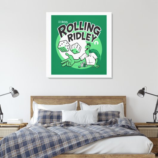 ROS Rolling Ridley Release Poster auf Leinwand (Insitu (Schlafzimmer))
