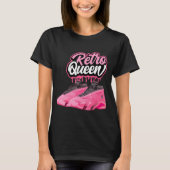 Rosa 14er Sneaker Match T-Shirts Retro Queen T (Vorderseite)