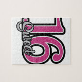 Rosa 16. Geburtstag Puzzle (Horizontal)
